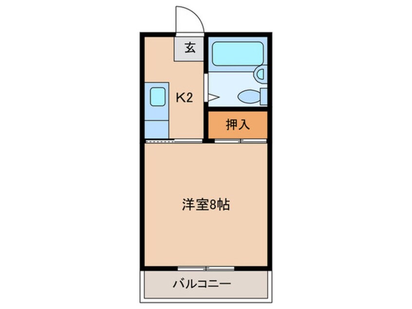 間取図 コーポラス鈴木Ａ棟