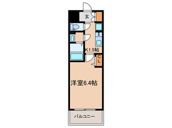 間取図 メイクス鶴舞Ⅱ