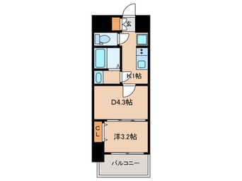 間取図 メイクス鶴舞Ⅱ