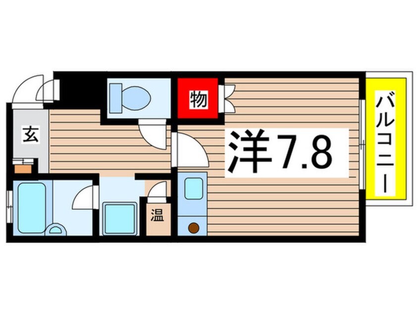 間取図 ド－ム高峯