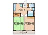 コーポモリ 2DKの間取り