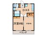 コーポモリ 2DKの間取り