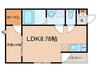 RADIANCE名駅本陣 1LDKの間取り