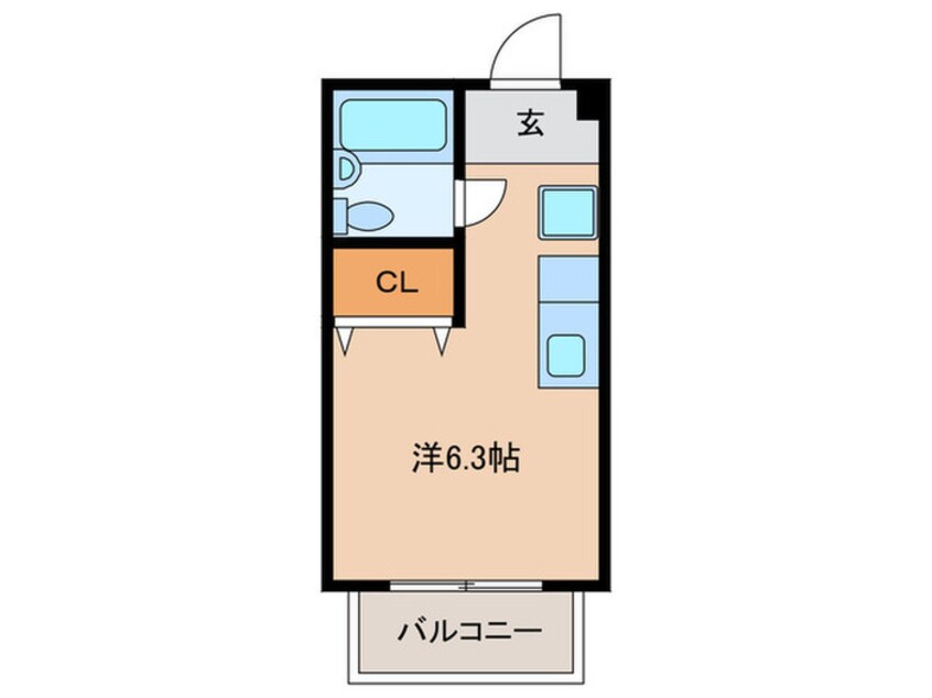 間取図 コンフォール野添