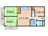 マンション桂 3LDKの間取り