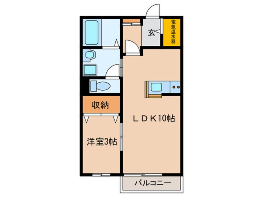 間取図 エルメゾンＢ