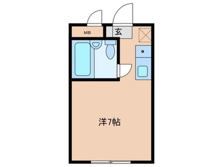 間取図 セザ－ル豊田（１０３）