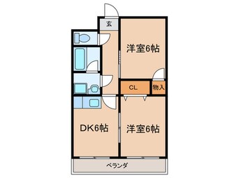 間取図 クリザンテーム柳島