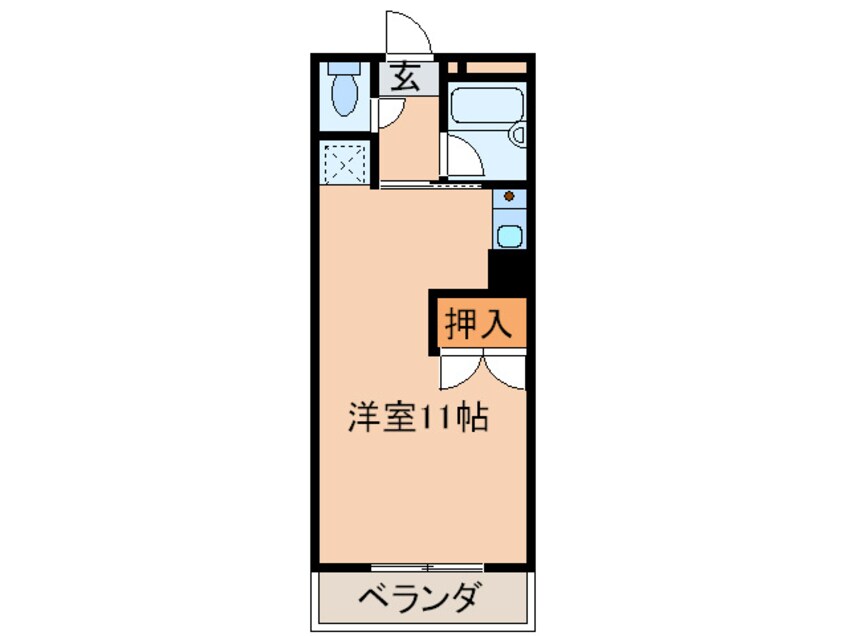 間取図 シャトレ旭