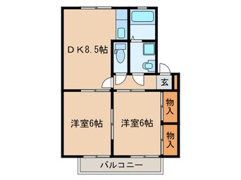 間取図 センチュリーパークＢ