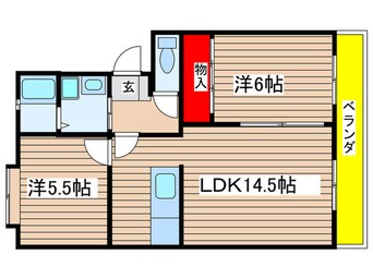 間取図 グリーンハイツ石薬師