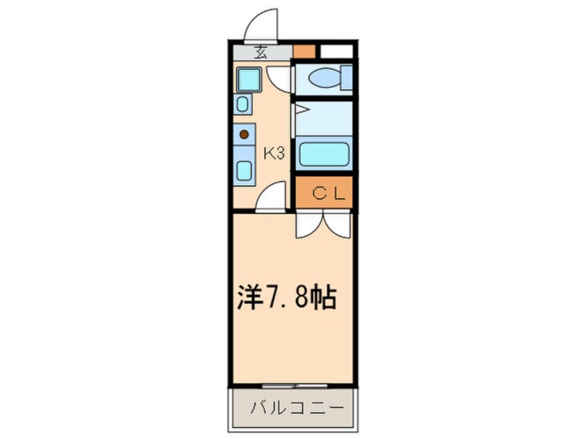 間取図 ルミエ－ル六番町