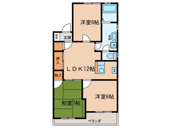 間取り図 ＯＣＥＡＮ６１