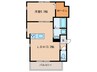 Meieki　Hills 1LDKの間取り