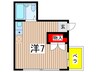 ＰＡＴＩＯ川名 1Rの間取り