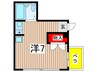 ＰＡＴＩＯ川名 1Rの間取り