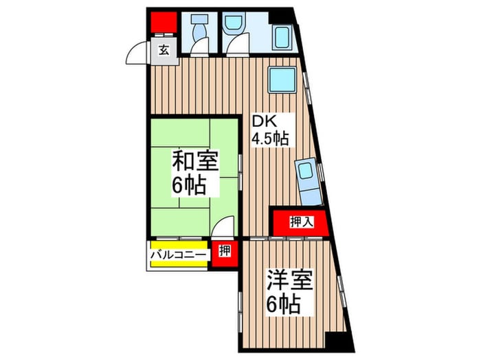間取り図 江崎コーポ