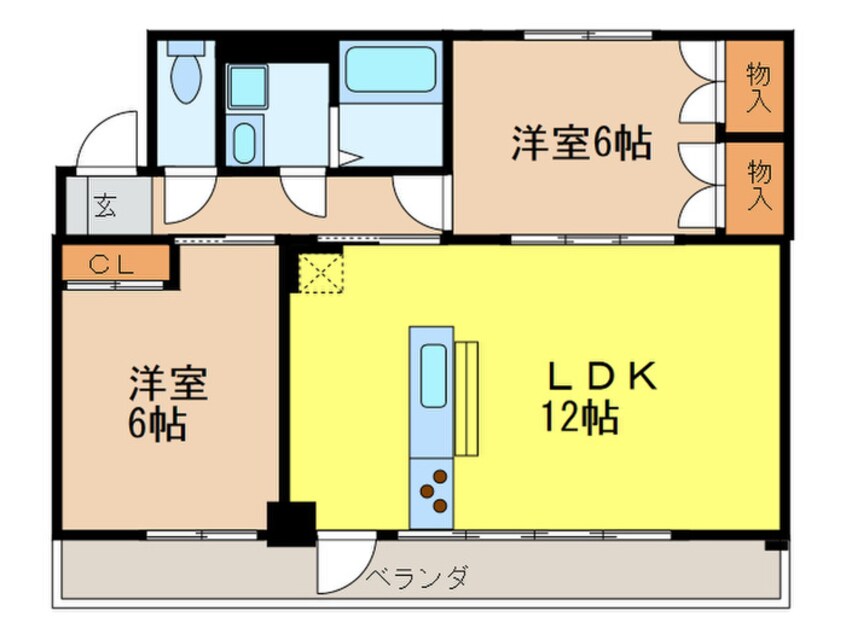 間取図 カトルさんたかね