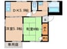 法性寺ハイツアネックス 2DKの間取り