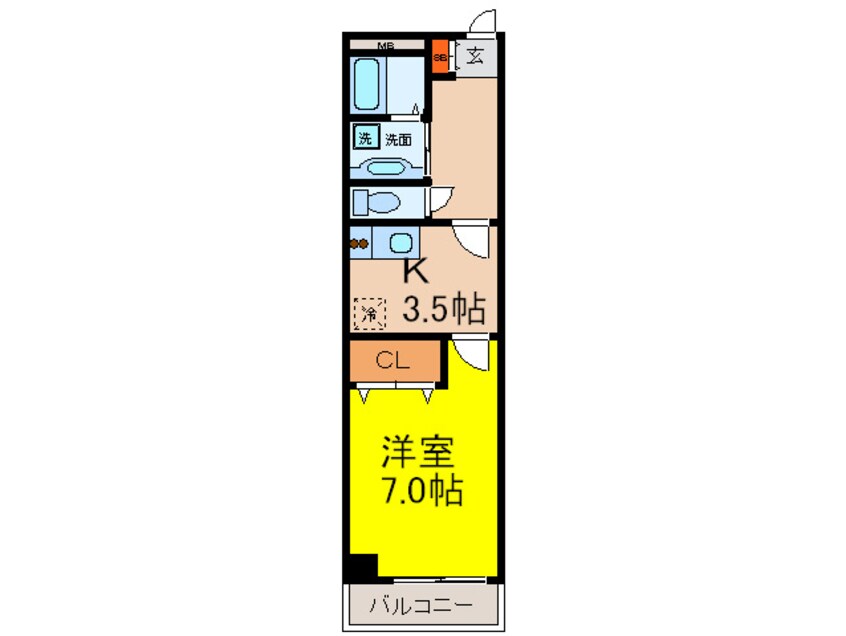 間取図 第２右近ビル