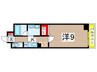 リコルド1 1Kの間取り