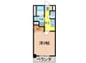 パークサイド幹 1Kの間取り