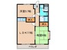 マンションムラテ 2LDKの間取り