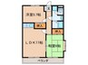 マンションムラテ 2LDKの間取り