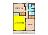 マンションムラテ 2LDKの間取り