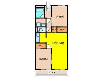 間取図 山上マンション