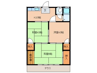 間取図 第二ことぶき荘