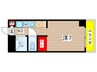 フローレスタナベ 1Kの間取り