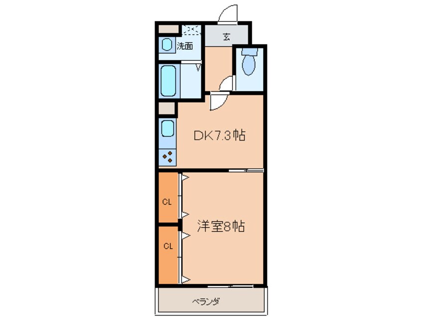 間取図 シェソワ21