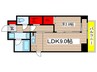 Conde葵一丁目 1LDKの間取り
