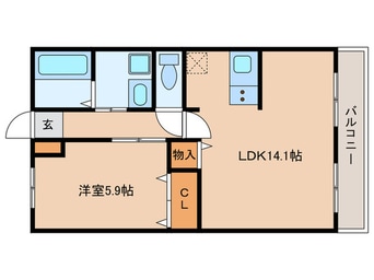 間取図 ラビアン・ローゼ