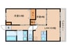 ラビアン・ローゼ 2LDKの間取り