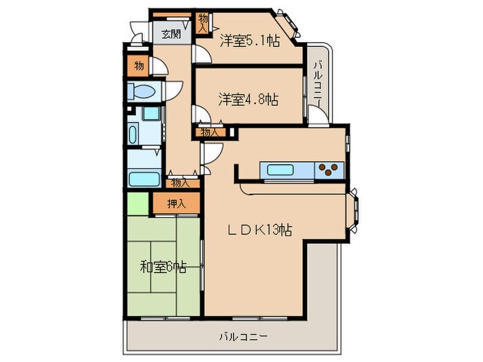 間取り図 エクセリーヌ有松