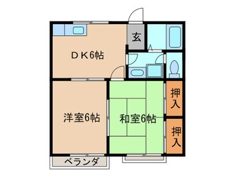 間取図 サンハウス第３