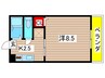 グランビア川名 1Kの間取り