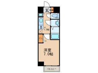 間取図 ﾌﾟﾚｻﾝｽ丸の内ﾚｼﾞﾃﾞﾝｽⅢ(804)