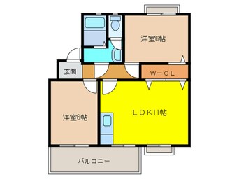 間取図 グリーンガーデン稲場Ｂ