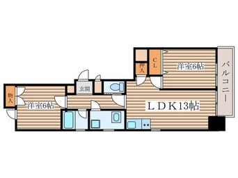 間取図 ロイヤル牛巻第一