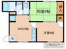 清須ハイム 2DKの間取り