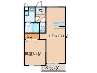 間取図 グレ－スコ－ト神戸