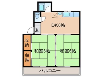 間取図 ヴィレッジ東海