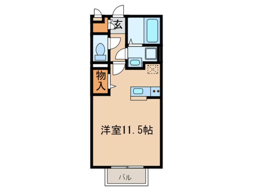 間取図 エクセレント若宮A棟