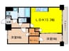 エスフィオーレ 2LDKの間取り
