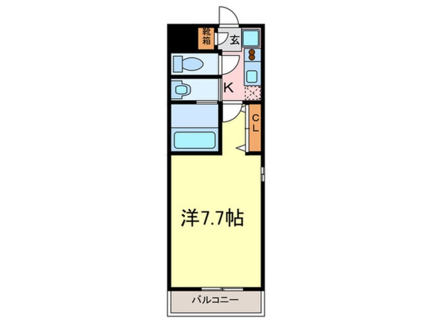 間取図 モラリエ西高蔵