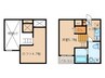 Casea 1Kの間取り