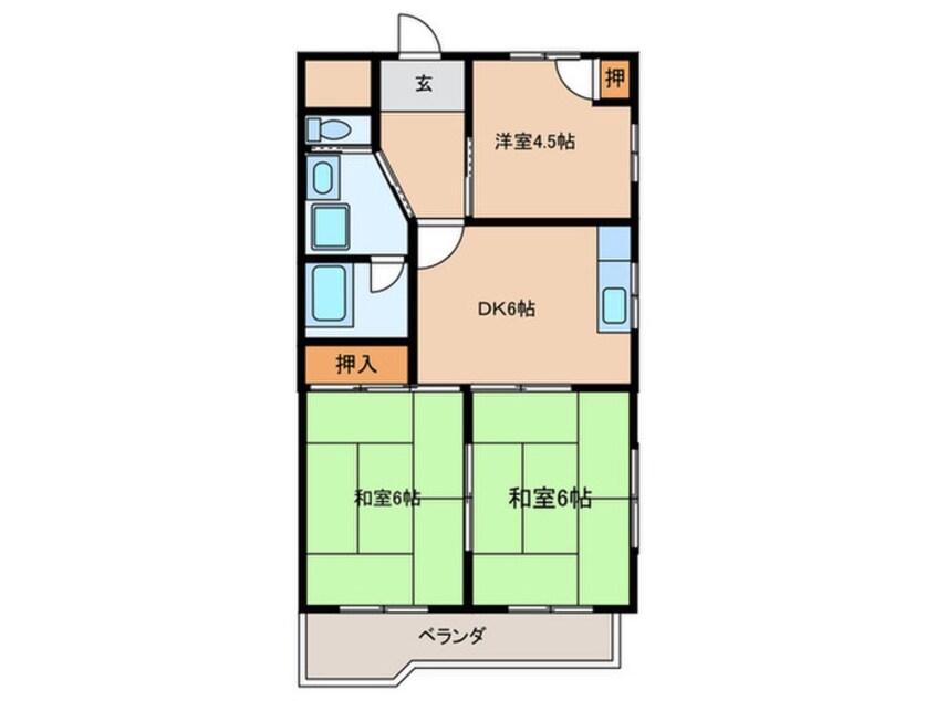間取図 メゾンクレブラン